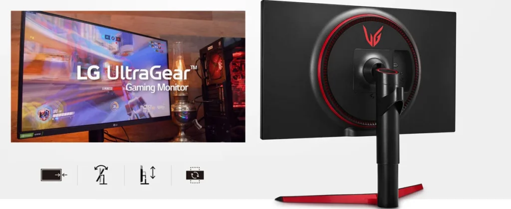 Veja seu caminho para a vitória com uma imersão de tirar o fôlego em uma tela gamer UltraGear IPS com tempo de resposta de 1 ms