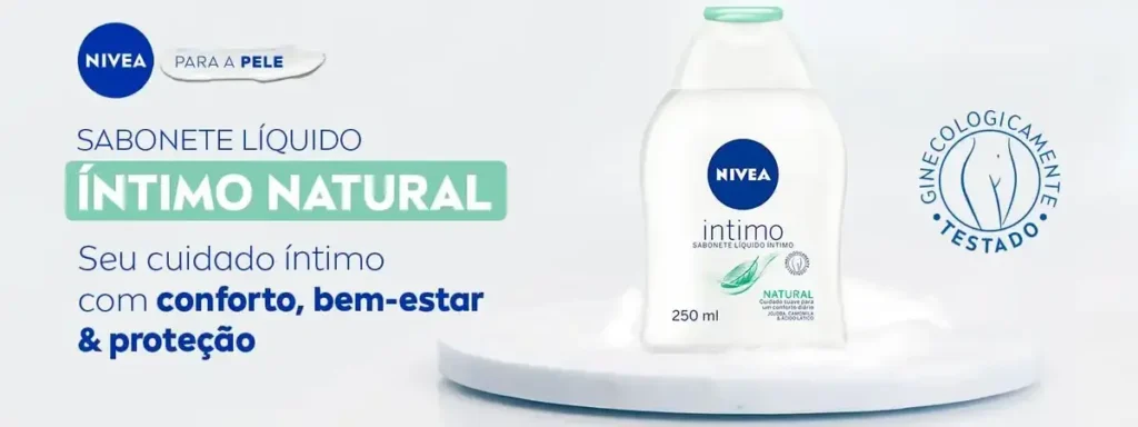 NIVEA Sabonete Líquido Íntimo Natural - Mantém o ph natural, com extrato de camomila e óleo de jojoba, limpeza suave, sem corantes, testado dermatologicamente e ginecologicamente