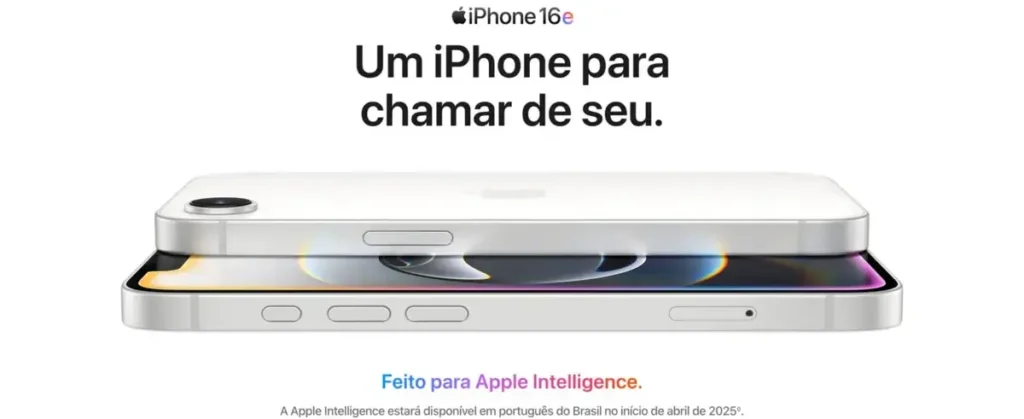 iPhone 16 Um iphone para chamar de seu — qualidade de imagem impressionante com modo Noturno e câmera de 48MP, Apple 2025