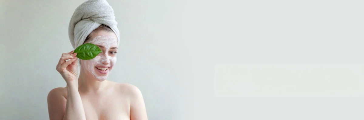 máscara facial em folha de celulose